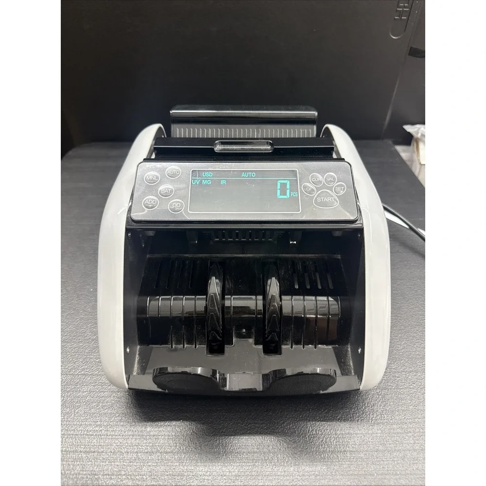 Money Counter Machine Bill Counter with UV MG IR DDCounterfeit Detection(SEE PIC